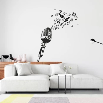 Αυτοκόλλητο τοίχου μουσικής