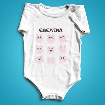 Προσωποποιημένο βρεφικό κορμάκι - Αρκουδάκια Emoji