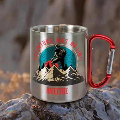 Εξατομικευμένη κούπα από ανοξείδωτο ατσάλι 200ml - Adventure