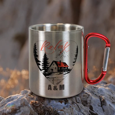 Εξατομικευμένη κούπα από ανοξείδωτο ατσάλι 200ml - Χαλαρώστε