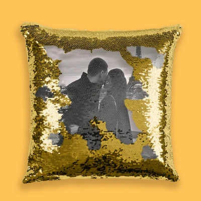 Εξατομικευμένο μαξιλάρι με πούλιες - Ασπρόμαυρο