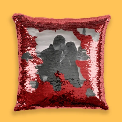 Εξατομικευμένο μαξιλάρι με πούλιες - Ασπρόμαυρο