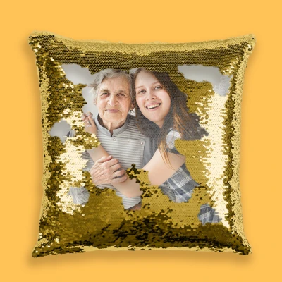 Εξατομικευμένο μαξιλάρι με πούλιες - Χρωματιστό