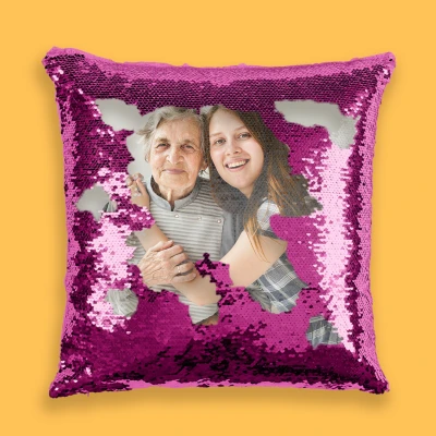 Εξατομικευμένο μαξιλάρι με πούλιες - Χρωματιστό