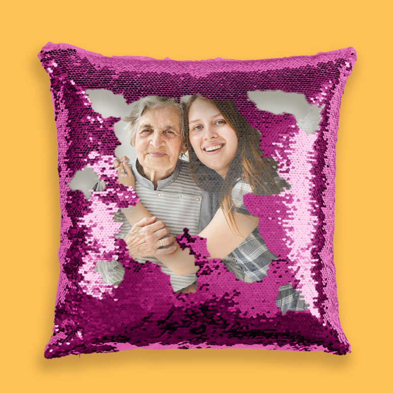 Εξατομικευμένο μαξιλάρι με πούλιες - Χρωματιστό