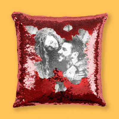 Εξατομικευμένο μαξιλάρι με πούλιες - Σκίτσο