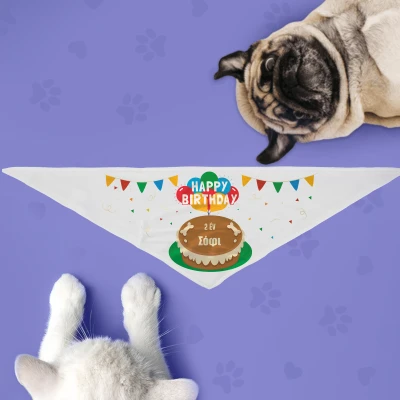 Μπαντάνα σκύλου - Χαρούμενα γενέθλια