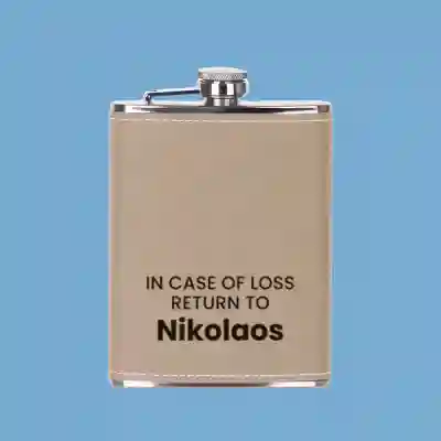Φιάλη τσέπης - In case of loss