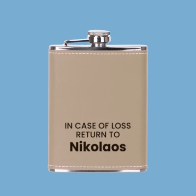 Φιάλη τσέπης - In case of loss