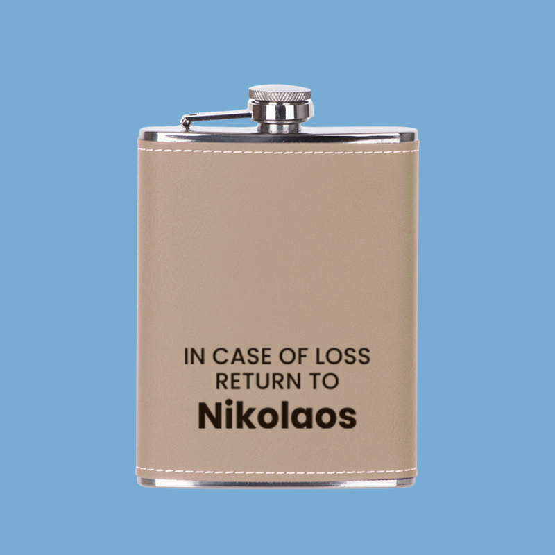 Φιάλη τσέπης - In case of loss