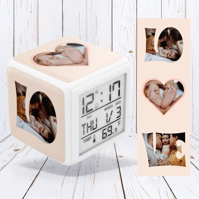  Εξατομικευμένο ψηφιακό ρολόι - LOVE