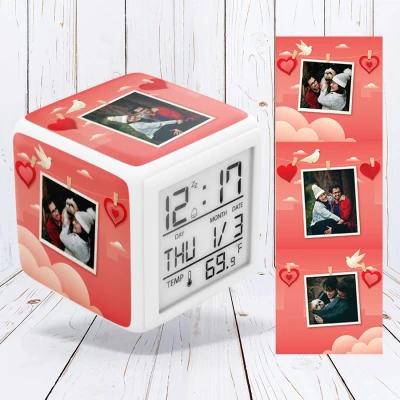  Εξατομικευμένο ψηφιακό ρολόι - Στιγμές αγάπης