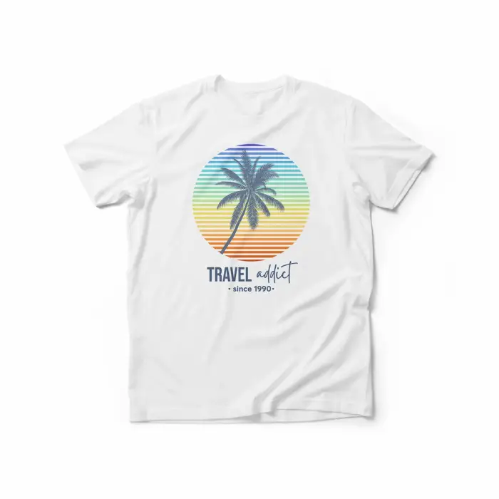 Εξατομικευμένο ανδρικό μπλουζάκι - Εθισμένος στα ταξίδια