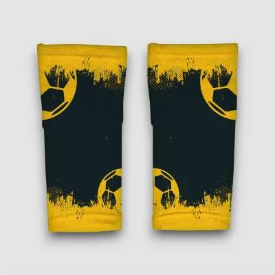 Εξατομικευμένα ποδοσφαιρικά μανσέτες σε αποχρώσεις του κίτρινου