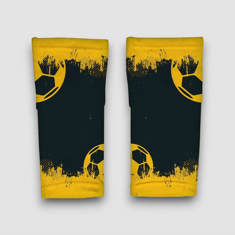 Εξατομικευμένα ποδοσφαιρικά μανσέτες σε αποχρώσεις του κίτρινου