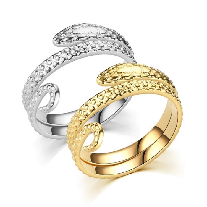 Ρυθμιζόμενο δαχτυλίδι – φίδι