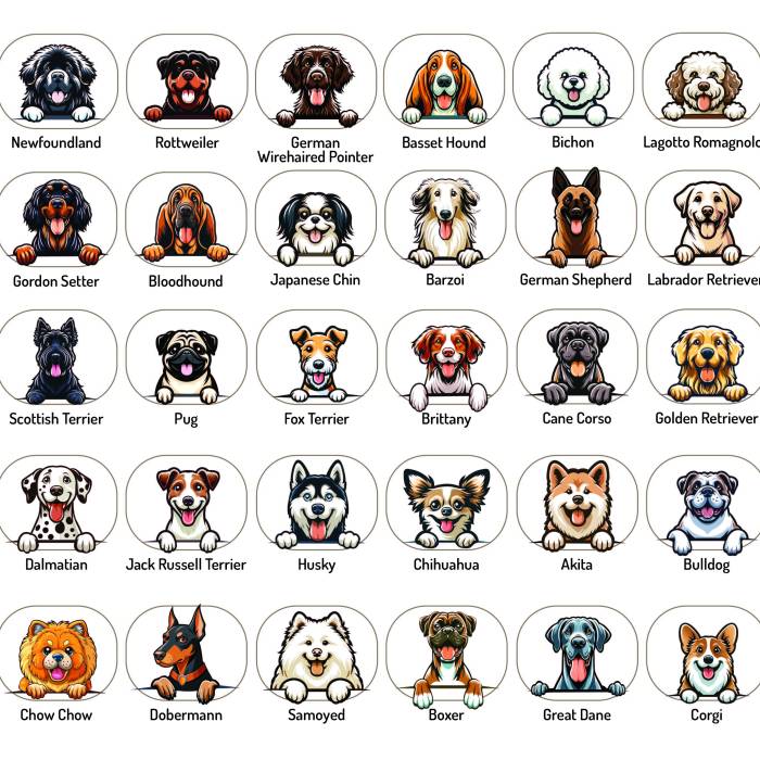 Προσαρμοσμένο πλαστικό μπολ για σκύλους - Η φυλή του σκύλου