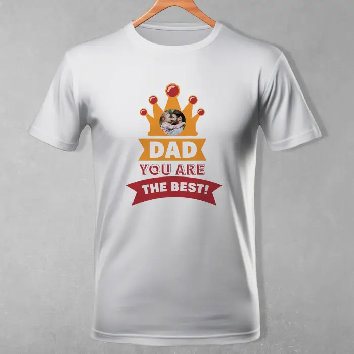 Εξατομικευμένο ανδρικό μπλουζάκι - Μπαμπά, είσαι ο καλύτερος