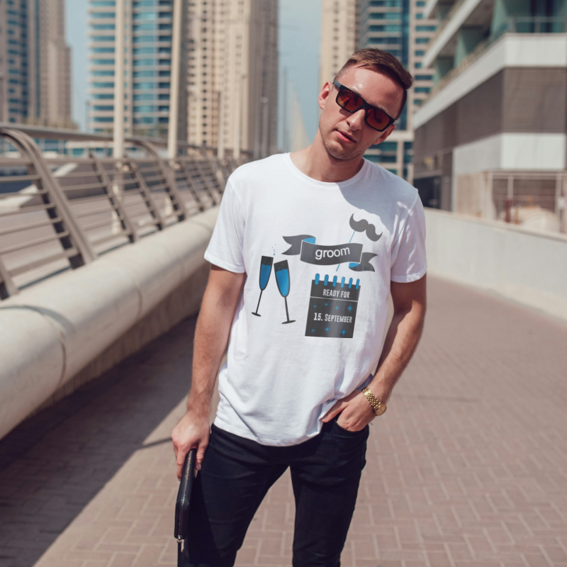 Εξατομικευμένο μπλουζάκι για εργένικο πάρτι - Για τον γαμπρό