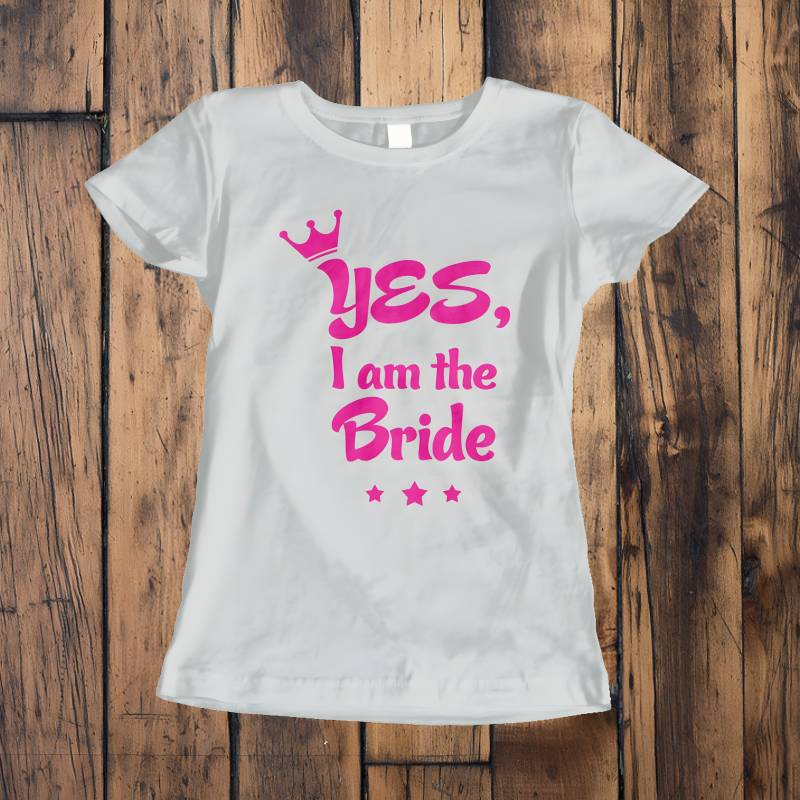 Προσωποποιημένο μπλουζάκι για νύφη - Yes, I'm the bride