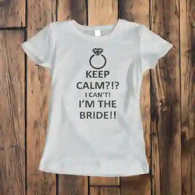 Προσωποποιημένο μπλουζάκι για νύφη - I'm the bride