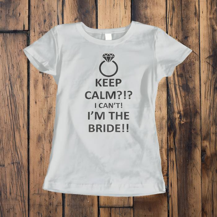 Εξατομικευμένο μπλουζάκι για τη νύφη - Είμαι η νύφη