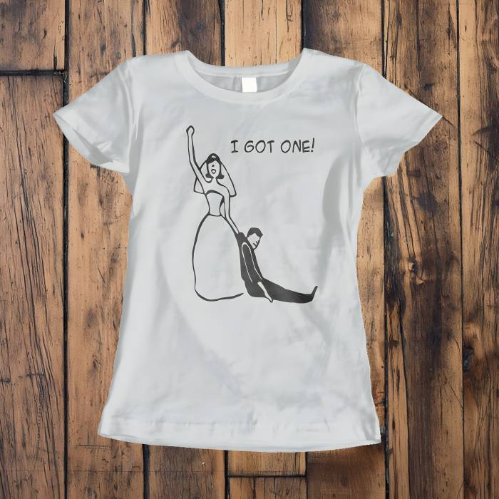 Εξατομικευμένο μπλουζάκι για τη νύφη - Τον βρήκα