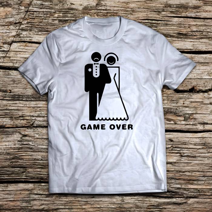 Εξατομικευμένο μπλουζάκι για το πάρτι εργένη - Τέλος κεφαλαίου εργένης