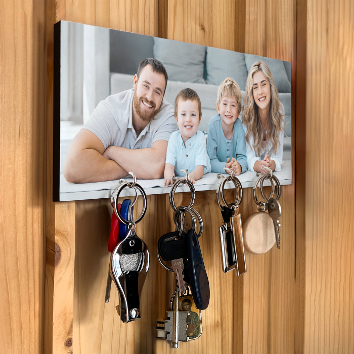 Προσαρμοσμένη κρεμάστρα για κλειδιά - Με μία εικόνα