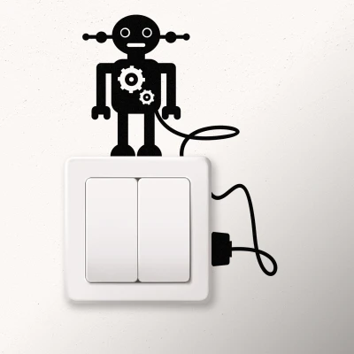 Αυτοκόλλητα για διακόπτες Ρομπότ 