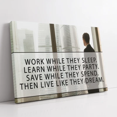 Προσωποποιημένος καμβάς πίνακας - Εργασία ενώ