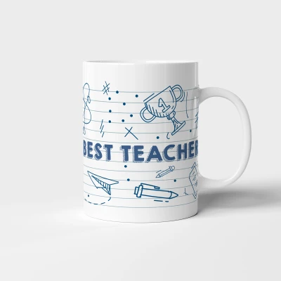 Προσωποποιημένη κούπα με κείμενο Δάσκαλος